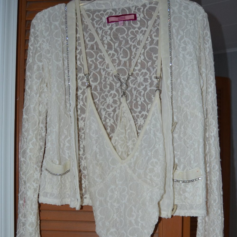 Designer Lace VIntage Jacket/camisole